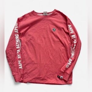 Aape A Bathing Ape Long Sleeve Tee Shirt Large L